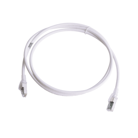 Cable de Parcheo Z-MAX Cat6A S/FTP CM/LS0H 5ft Blanco Version Bulk