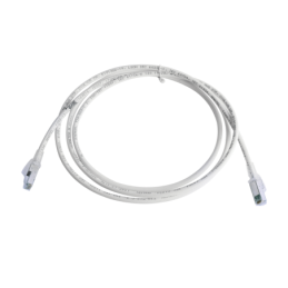 Cable de Parcheo Z-MAX Cat6A S/FTP CM/LS0H 7ft Blanco