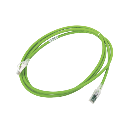 Cable de Parcheo Z-MAX Cat6A S/FTP CM/LS0H 7ft Verde Version Bulk