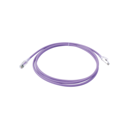 Cable de Parcheo Z-MAX Cat6A S/FTP CM/LS0H 7ft Violeta Version Bulk