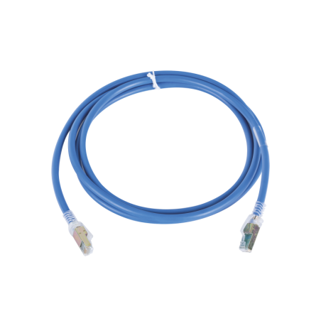 Cable de Parcheo Z-MAX Cat6A UTP CM 7ft Azul Version Bulk