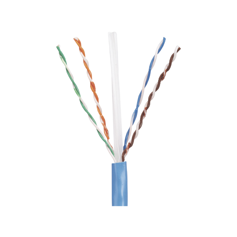 Bobina de Cable  UTP 305 m. de Cobre PanNet Azul Cat5e (24 AWG) PVC (CM) de 4 pares