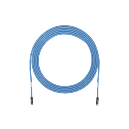 Cable de Zona U/UTP Cat6A Con Plug Modular en Cada Extremo Conductor 23 AWG Solido CMP (Plenum) 100 ft Azul