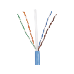 Bobina de Cable  UTP 305 m. de Cobre PanNet Azul Cat5e (24 AWG) Riser (CMR) de 4 pares