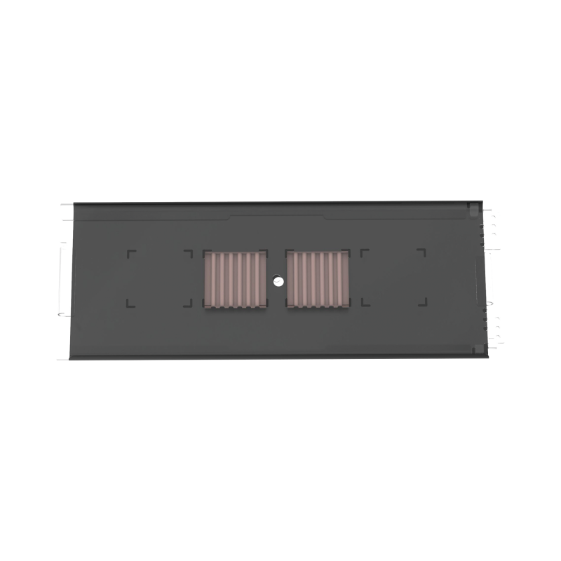 Charola de Empalme Fibra Optica Proteccion de 24 Empalmes de Fusion o Mecanicos Compatible con los Paneles FRME3 y FRME4