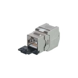 Conector Jack RJ45STP Keystone Toolless (Sin herramienta) CAT6A con tapa