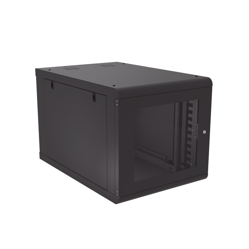 Gabinete de Pared 12U de 1027 mm de Profundidad: Maxima Profundidad y Proteccion en Acero Reforzado Ideal UPS y Servidores d