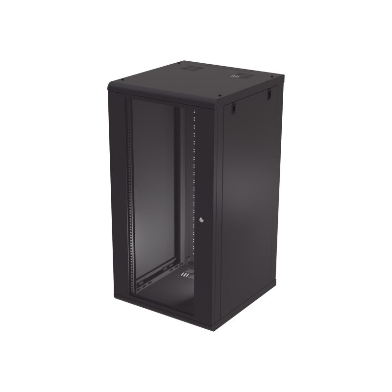 Gabinete de Pared 24U de 635 mm de Profundidad Rack de 19'' en Acero Reforzado: