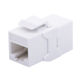 Acoplador UTP Cat6A hembra RJ45 a RJ45 hembra Blanco