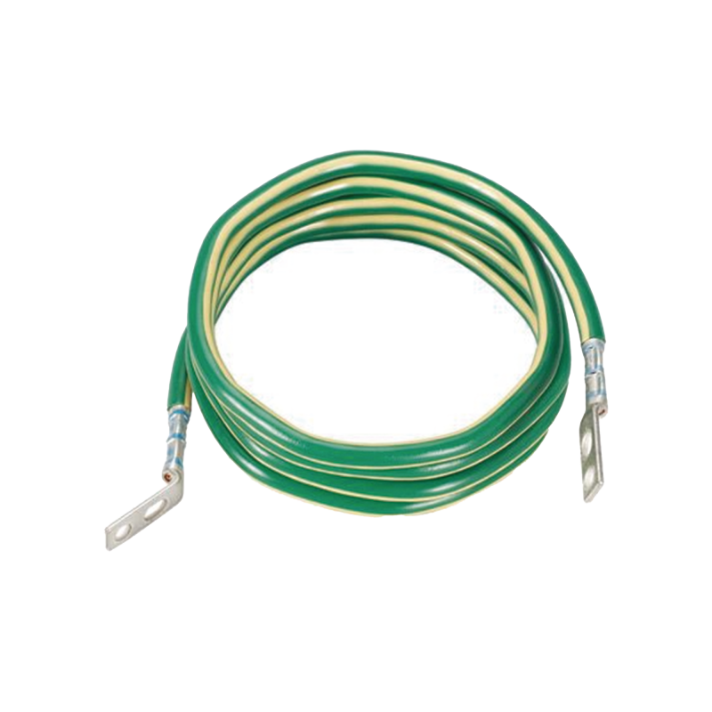 Jumper Aterrizar Equipos 6 AWG con Terminal Doblada a 45 Grados 2.4 m de Largo