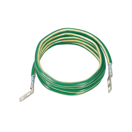 Jumper Aterrizar Equipos 6 AWG con Terminal Doblada a 45 Grados 2.4 m de Largo