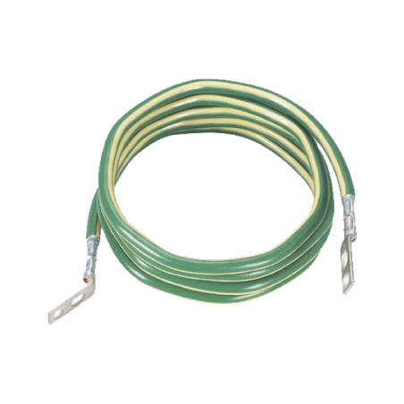 Jumper Aterrizar Equipos 6 AWG con Terminal Doblada a 45 Grados 1.8m de Largo