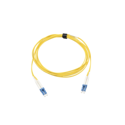 Jumper de Fibra Optica Monomodo (OS2) XGLO Riser LC/UPC-LC/UPC Duplex OFNR Amarillo 3 Metros