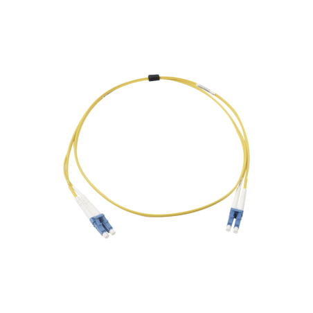 Jumper de Fibra Optica Monomodo (OS2) XGLO Riser LC/UPC-LC/UPC Duplex OFNR Amarillo 5 Metros