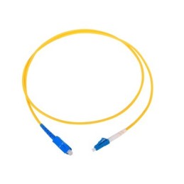 Jumper de Fibra Optica Monomodo LC/SC Simplex de 1 metro