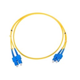 Jumper de Fibra Optica Monomodo SC/SC Duplex de 1 metro