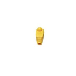 Bota Plastica proteccion de Plug RJ45 Amarillo