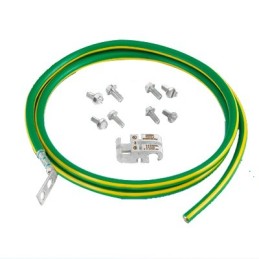 Kit de Jumper Conexion de Gabinete o Rack de Telecomunicaciones a Barra de Tierra Fisica 6 AWG 1.52 m de Largo