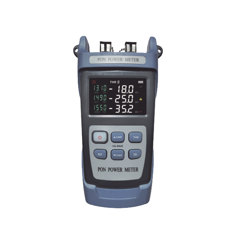 Medidor de Potencia Optica (OPM) FTTx Soporta 3 Longitudes de Onda: 1310nm  1490nm y 1550nm Comp Conectores SC y FC