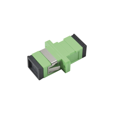 Modulo acoplador de fibra optica simplex SC/APC a SC/APC fibra Monomodo