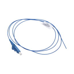 Pigtail de Fibra Optica LC Simplex Monomodo OS2 9/125 900um Azul 1 Metro