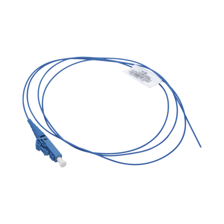 Pigtail de Fibra Optica LC Simplex Monomodo OS2 9/125 900um Azul 2 Metros