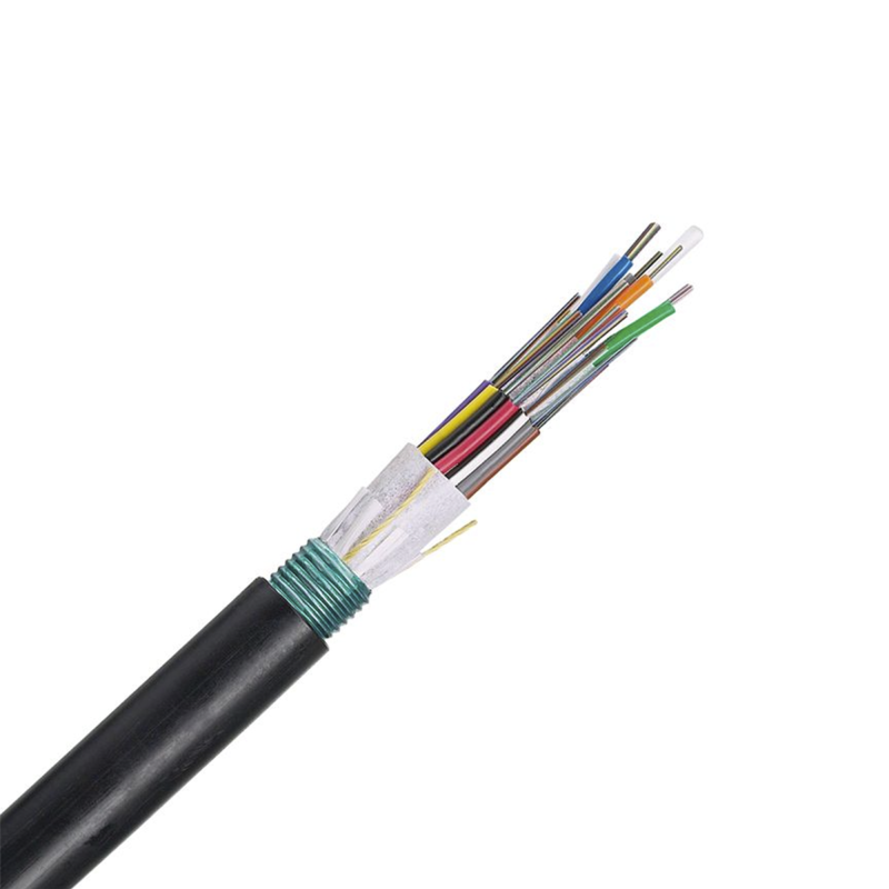 Cable de Fibra Optica 12 hilos OSP ext  Armada MDPE (Polietileno de Media densidad) Multimodo OM3 50/125 Optimizadame