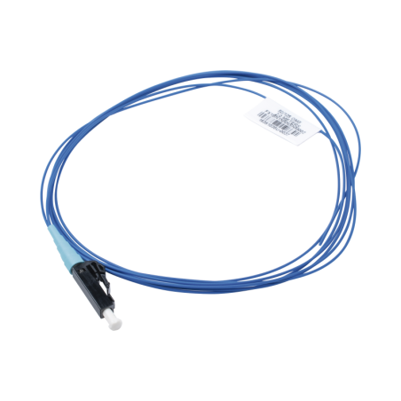 Pigtail de Fibra Optica LC Simplex Multimodo OM3 50/125 900um Aqua 1 Metro