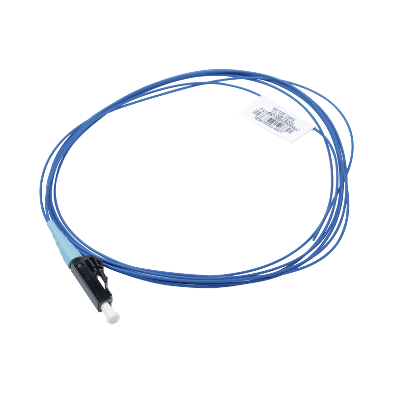 Pigtail de Fibra Optica LC Simplex Multimodo OM4 50/125 900um Aqua 3 Metros