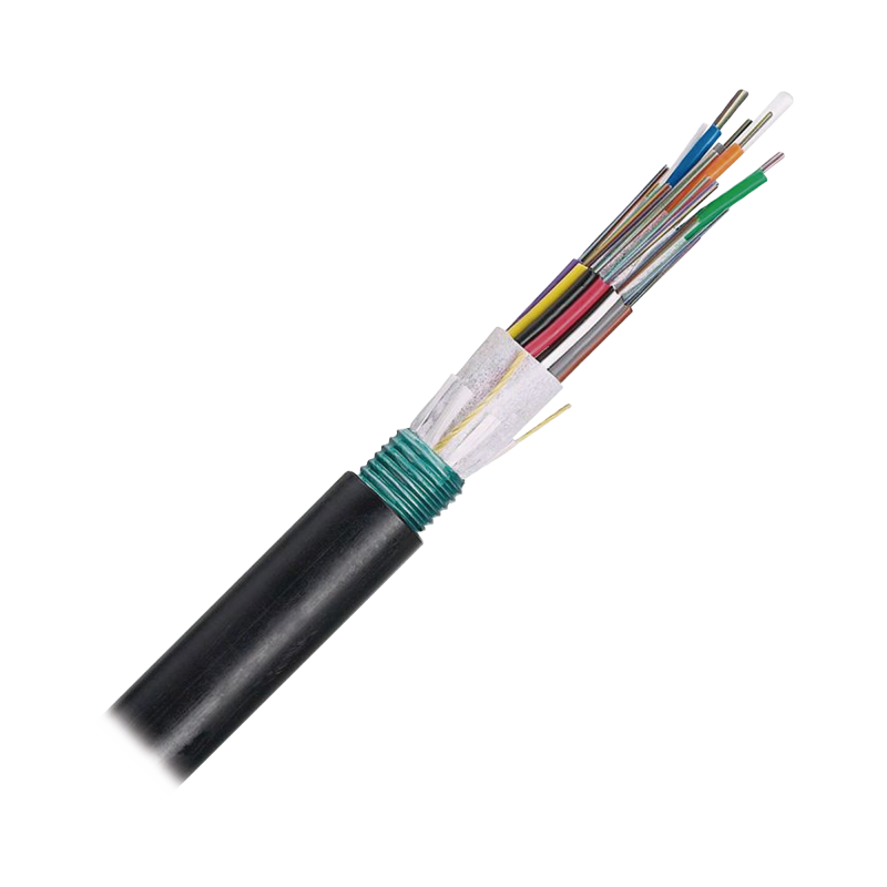 Cable de Fibra Optica 6 hilos OSP ext Armada MDPE (Polietileno de Media densidad) Multimodo OM3 50/125 Optimizadametr