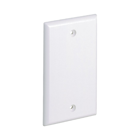 Placa de Pared Ciega Universal Material ABS Blanco