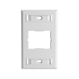 Placa de Pared CT un Acoplador Blanco