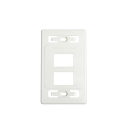 Placa de pared modular MAX de 4 salidas blanco version bulk