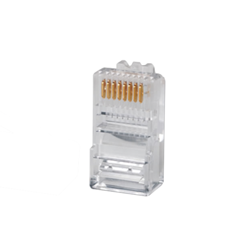 Plug RJ45 Cat5e Cable UTP Calibre 22 a 26 AWG chapa en Oro de 50 micras