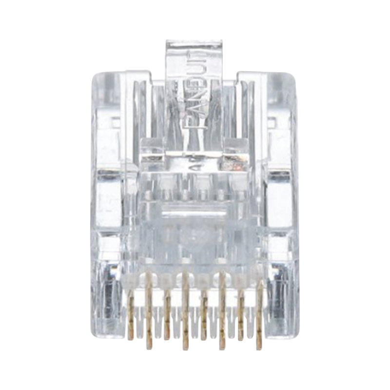 Plug RJ45 Cat5e Cable UTP de Calibres 24-26 AWG chapa en Oro de 50 micras Paquete de 50 piezas