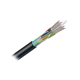 Cable de Fibra Optica de 12 hilos OSP ext No Armada Gel MDPE (Polietileno de media densidad) Monomodo OS2 1 Metro