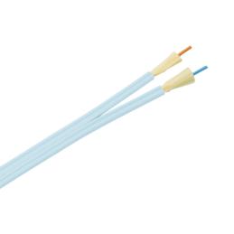 Cable de Fibra Optica de 2 hilos Multimodo OM3 50/125 Optimizada Interior Tight Buffer 900um(Dielectrica) OFNP (Plenum)