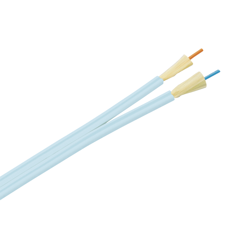 Cable de Fibra Optica de 2 hilos Multimodo OM3 50/125 Optimizada Interior Tight Buffer 900um(Dielectrica) OFNP (Plenum)