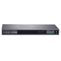 Gateway VoIP GrandStream ATA de 16 Ptos FXS + 1 Pto TELCO de 50 pins pmontaje en rack