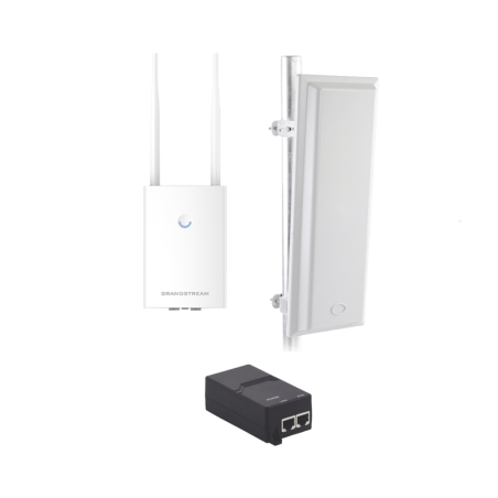 Kit de radio GWN7605LR antena TXS25619DPamplia cobertura de WiFi en 90° frecuencia (2.4 a 2.5 GHz) y (5.1 a 6.5 GHz) 1.27 Gbps