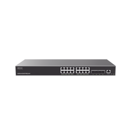 Switch Capa 3 PoE+ Administrable 16 Ptos 101001000 Mbps + 4 Ptos SFP+ de 10 GbsHasta 240W