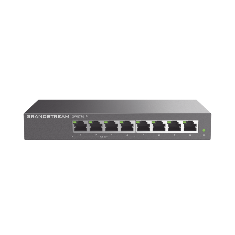 Switch PoE+ Gb No Administrable 8 Ptos 101001000 Mbps4 Ptos PoE+ hasta 60W