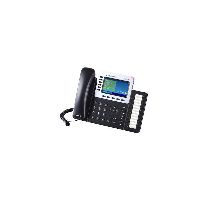 Telefono IP Empresarial de 6 lineas Pantalla a Color y Audio HD PoE