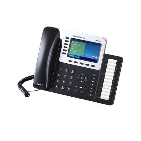 Telefono IP Empresarial de 6 lineas Pantalla a Color y Audio HD PoE