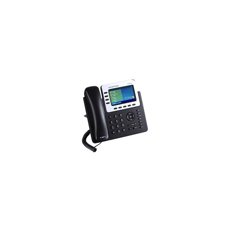 Telefono IP Empresarial4 lineas. Puede agregar hasta 160 BLF (teclas de marcacion rapida) cuatro GXP2200EXT