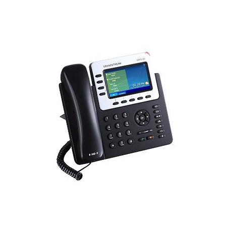 Telefono IP Empresarial4 lineas. Puede agregar hasta 160 BLF (teclas de marcacion rapida) cuatro GXP2200EXT