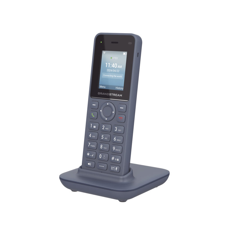 Telefono IP inalambrico Wi-Fi portatil 2 lineas 2 cuentas SIP Voz HD Bluetooth Pto USB tipo C