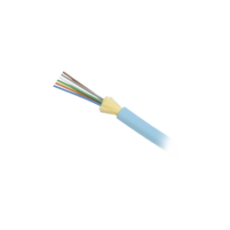 Cable de Fibra Optica de 6 hilos Interior Tight Buffer(Dielectrica) Plenum Multimodo OM3 50/125 optimizada 1 Metro