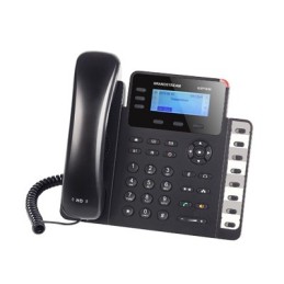 Telefono IP SMB de 3 lineas 3 teclas de funcion 8 teclas de extension BLF y conferencia de 4 vias PoE