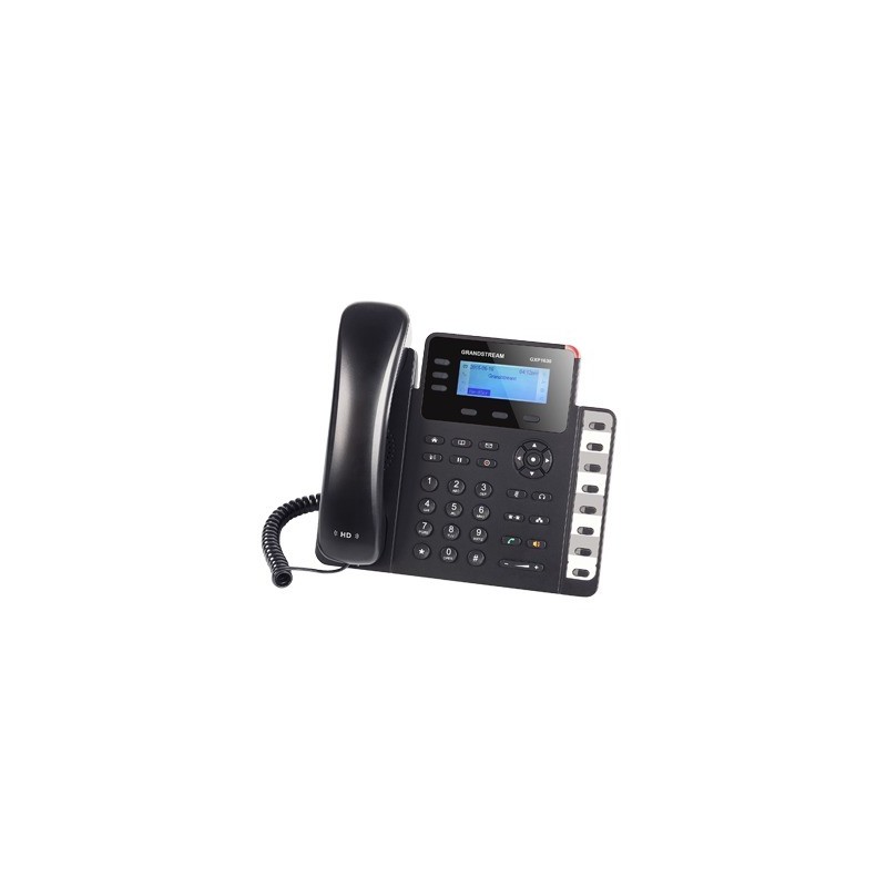 Telefono IP SMB de 3 lineas 3 teclas de funcion 8 teclas de extension BLF y conferencia de 4 vias PoE